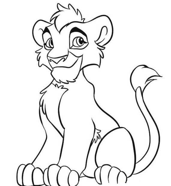 Pages of lion king coloring pages download now