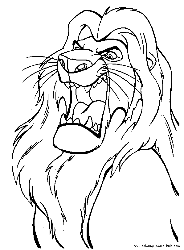 The lion king coloring pages