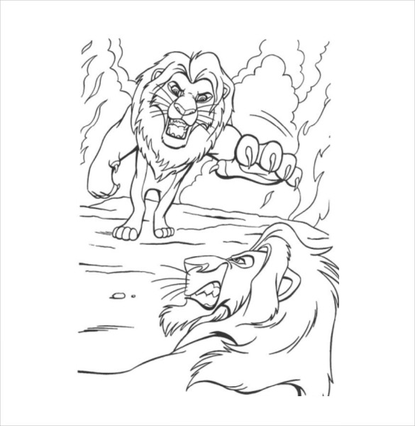 Lion drawing â free pdf documents download