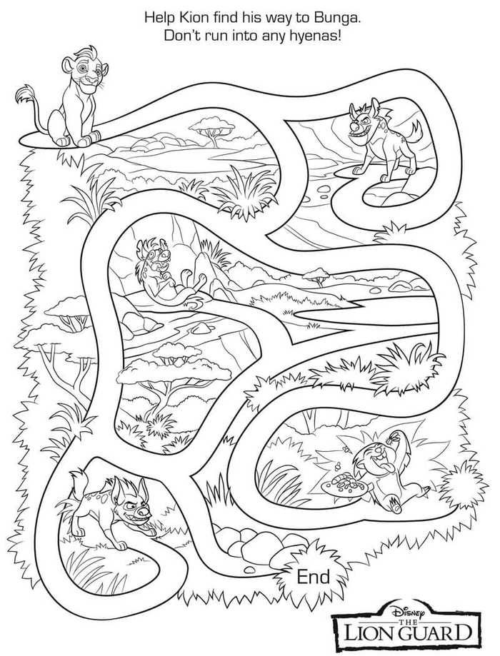 The lion guard coloring pages pdf to print