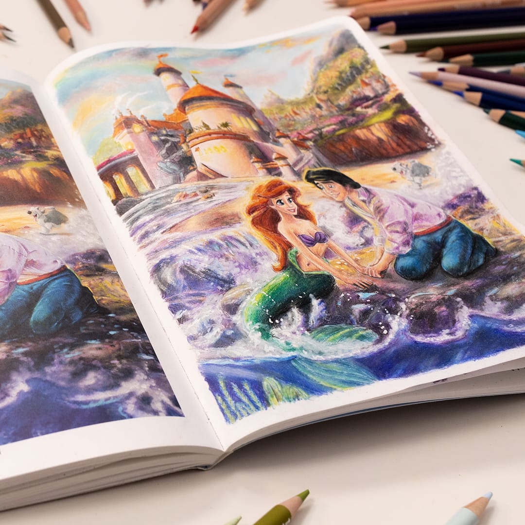 Disney little mermaid coloring page