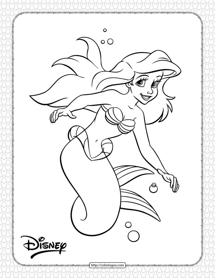 Disney princess ariel coloring page high quality free printable pdf coloring drawing paintâ ariel coloring pages mermaid coloring pages disney coloring pages