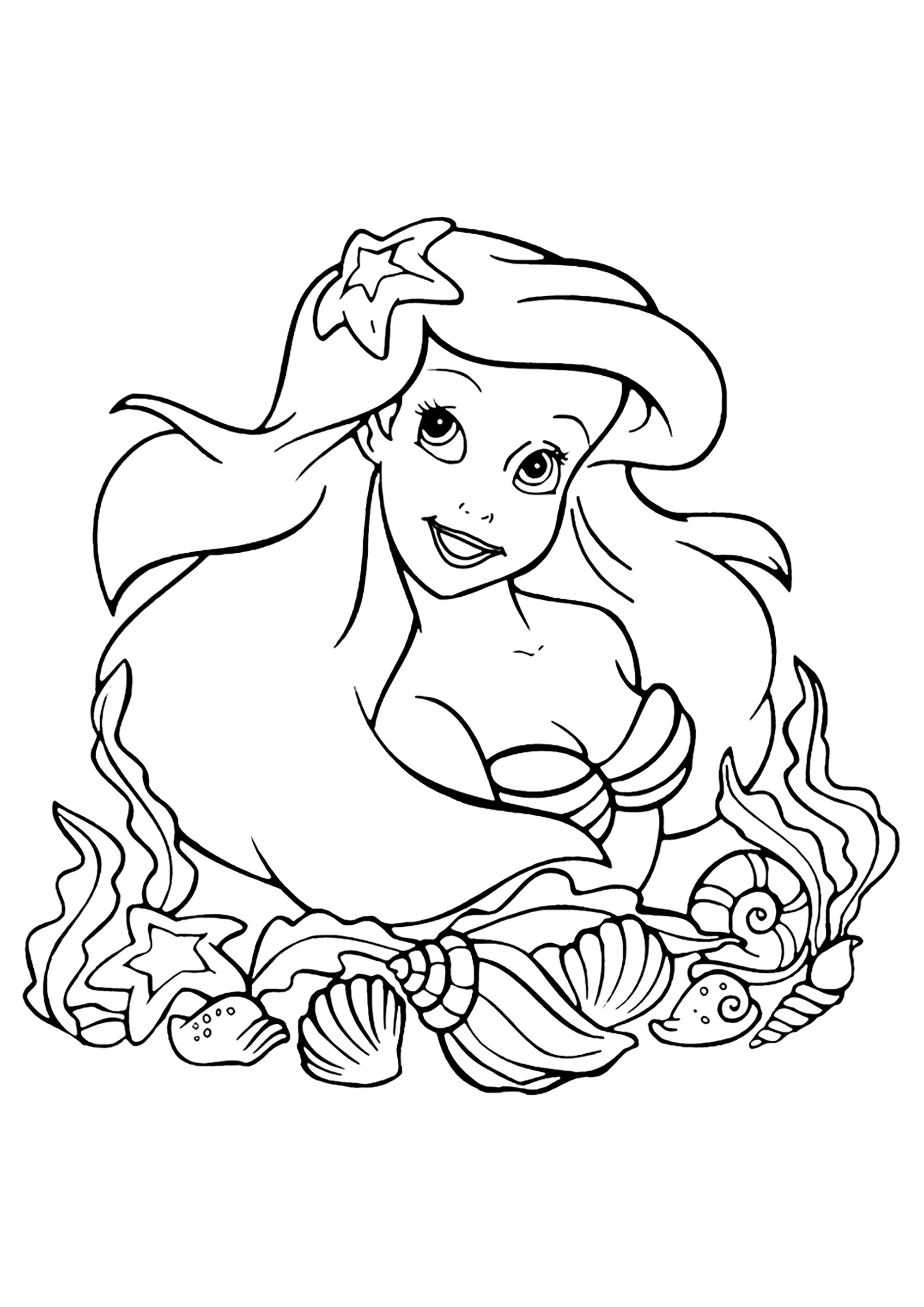 The little mermaid to print