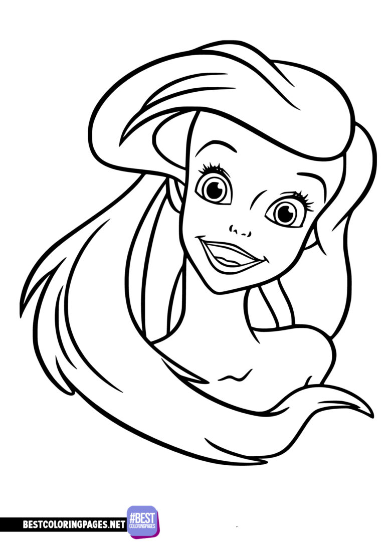 The little mermaid coloring pages