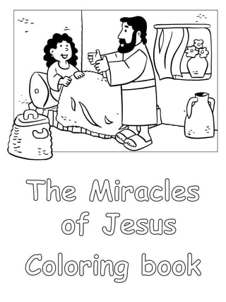 The miracles of jesus coloring book pdf