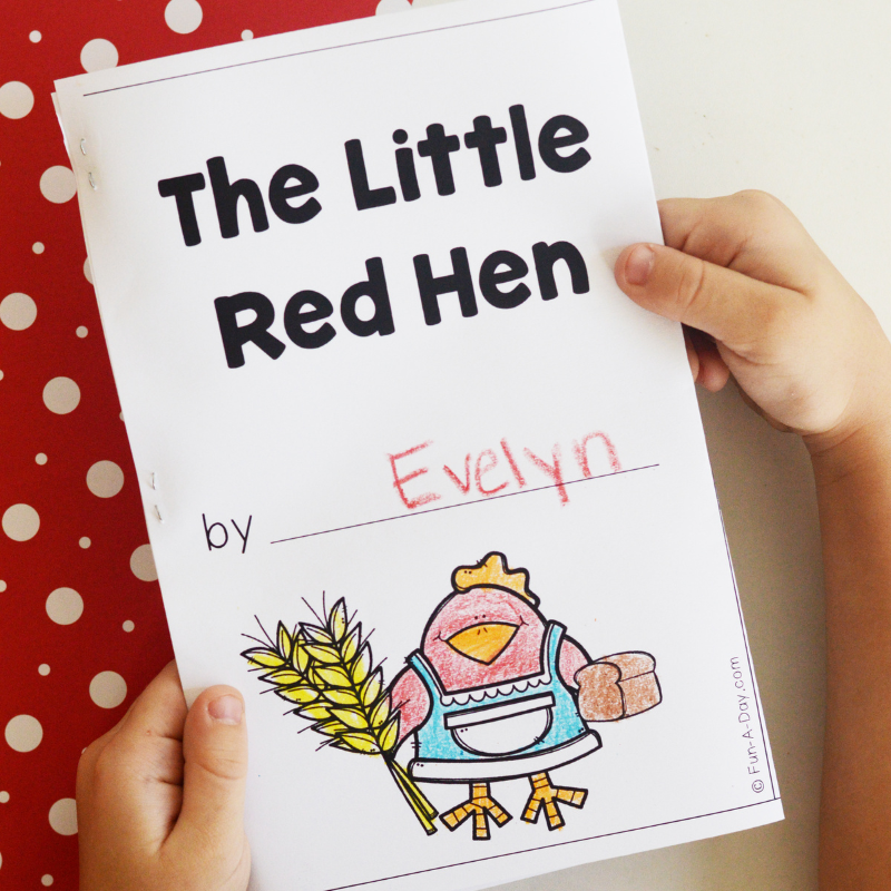 Free little red hen printable book