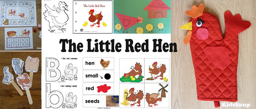 The little red hen preschool activities and crafts