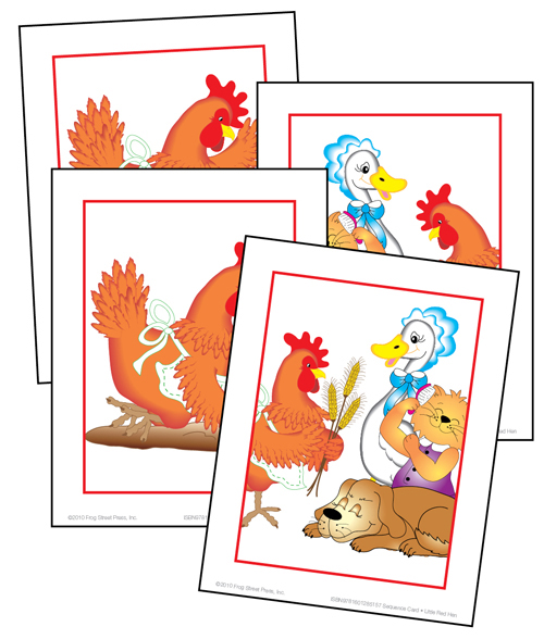 The little red hen cards â frog street