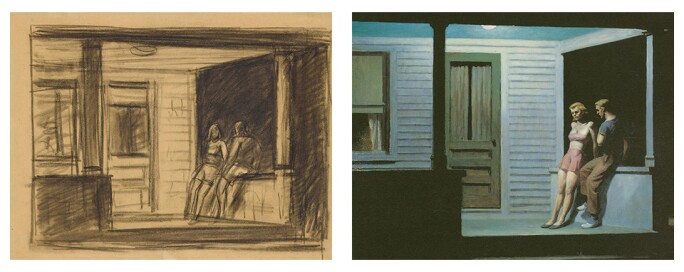 Two edward hopper drawings owned by steve martin and how they influenced contemporary photography american art sothebys