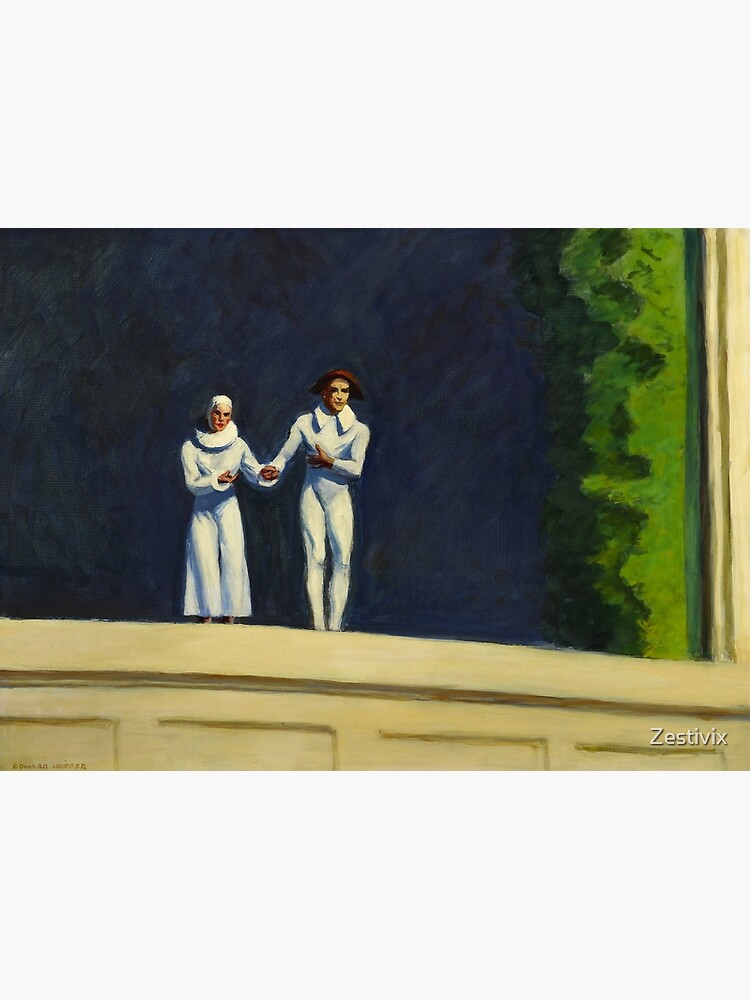 Edward hopper two edians american realism poster for sale by zestivix