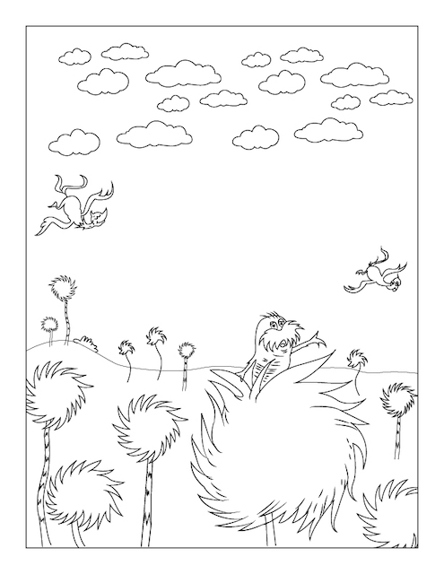 Free dr seuss coloring page printables to go with your favorite book