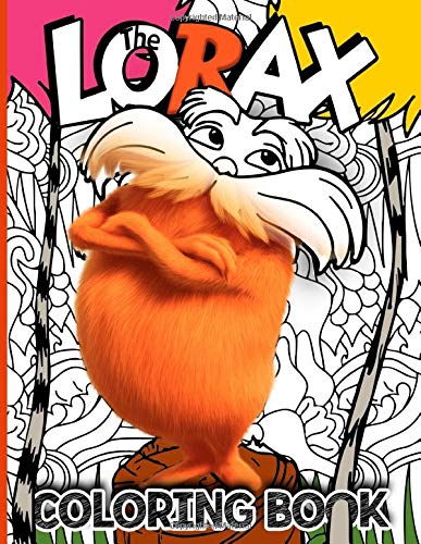 Lorax coloring book enchanting lorax adult coloring books for women and men by hudson black