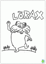 The lorax coloring pages the lorax printable coloring pages