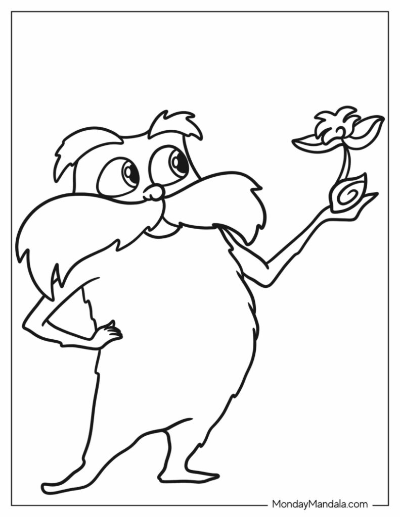 Dr seuss coloring pages free pdf printables