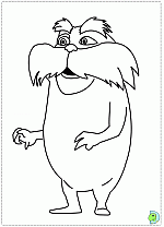 The lorax coloring pages the lorax printable coloring pages