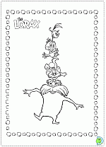 The lorax coloring pages the lorax printable coloring pages