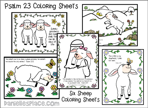 Psalm coloring sheets â niv