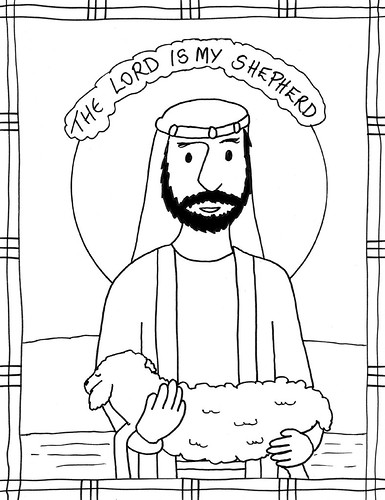 Psalm coloring page â stushie art