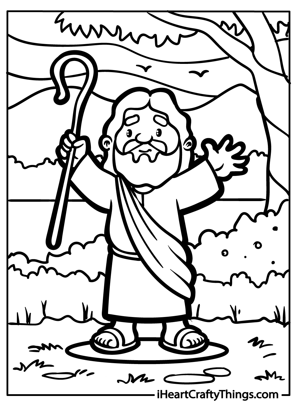 Jesus coloring pages free printables