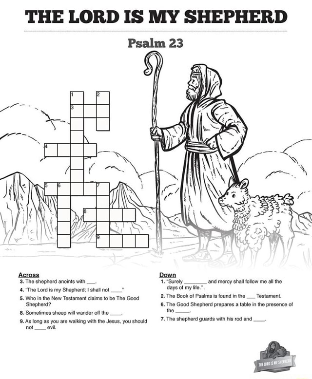 The lord is my shepherd psalm actoss the shepherd anoints with the lord is my shepherd i shall not who in the new testament claims to be the good