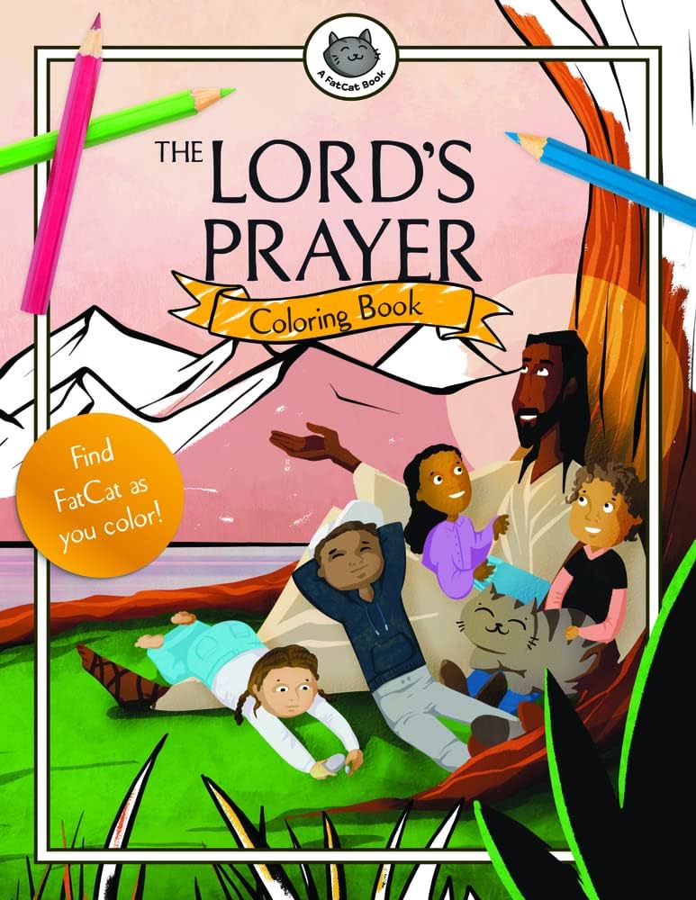 The lords prayer coloring book a fatcat book kennedy natasha books