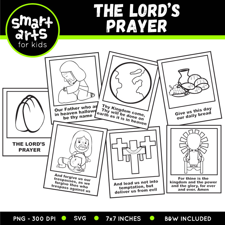 The lords prayer clip art