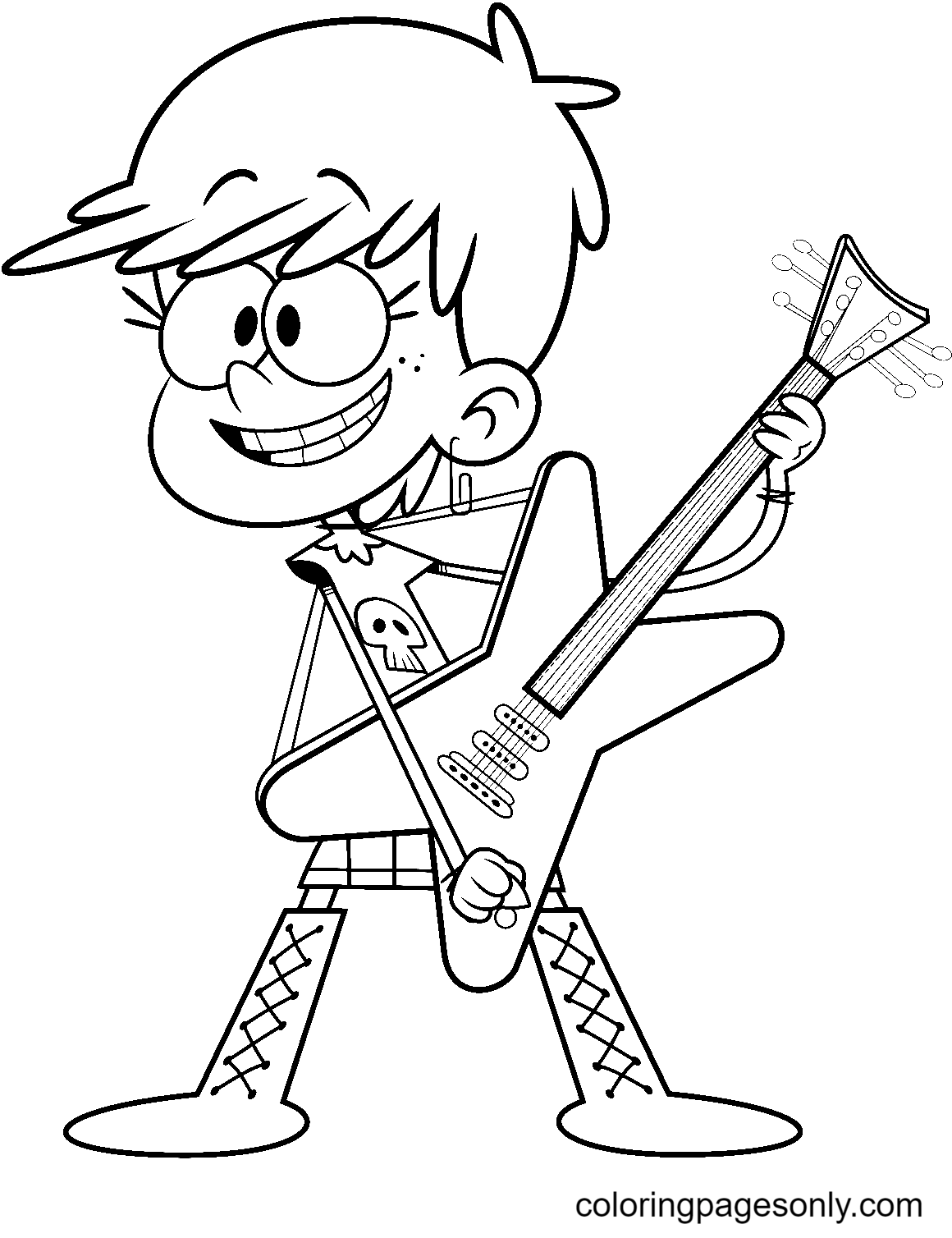 The loud house coloring pages printable for free download