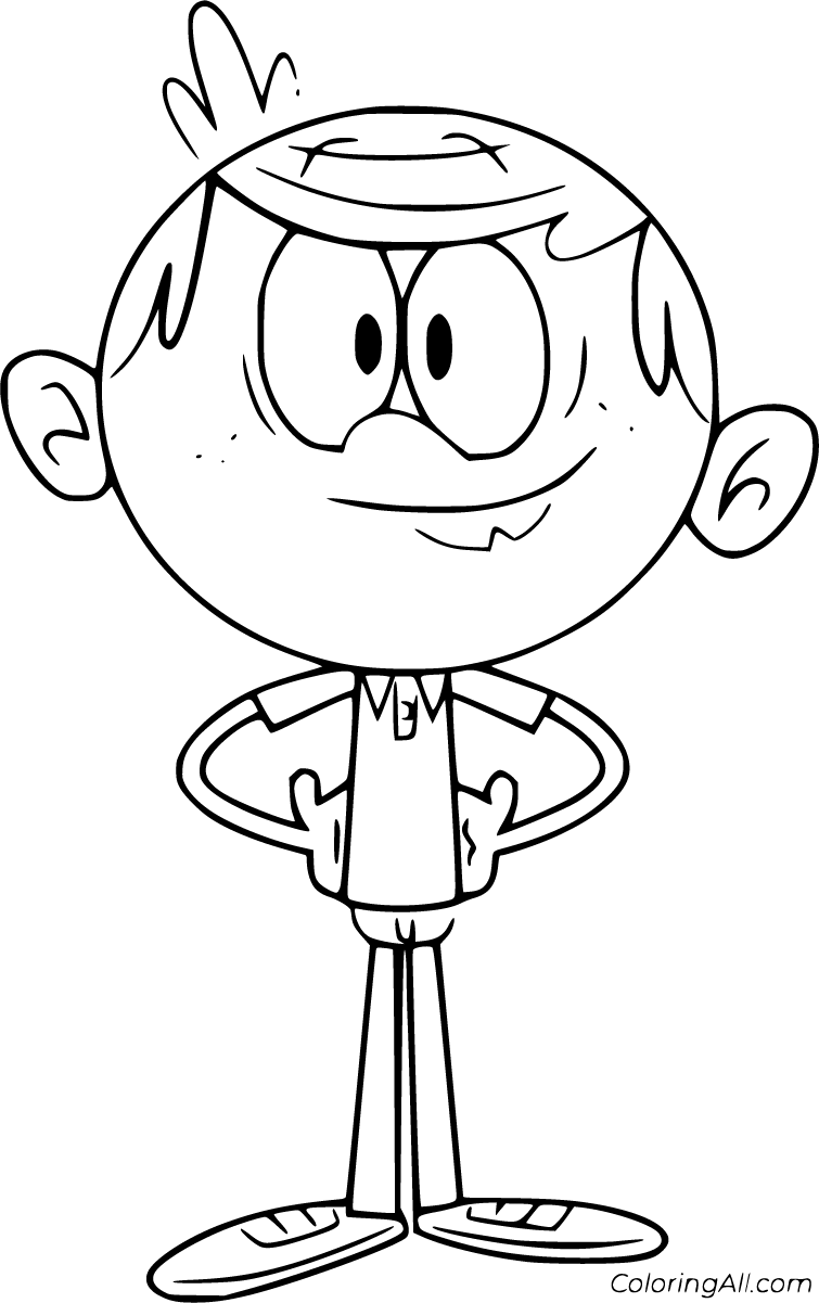 The loud house coloring pages