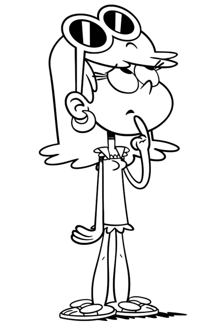 Leni loud house fãrbung seite