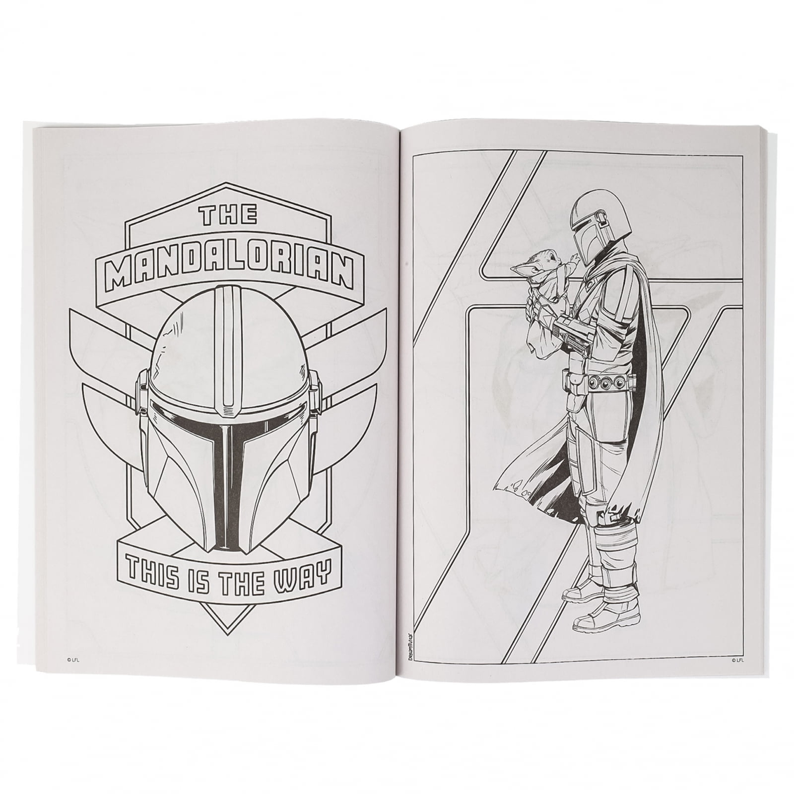 Star wars the mandalorian pg coloring book activities kids ages and up