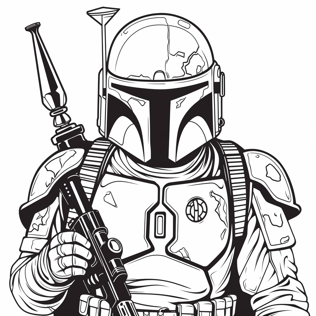 Printable star wars coloring pages for young padawans