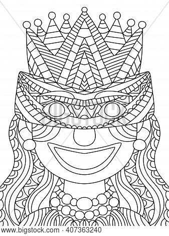 Mardi gras queen vector photo free trial bigstock