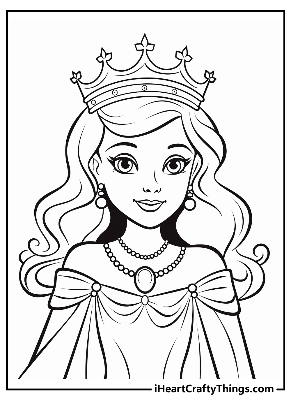 Queen coloring pages free printables