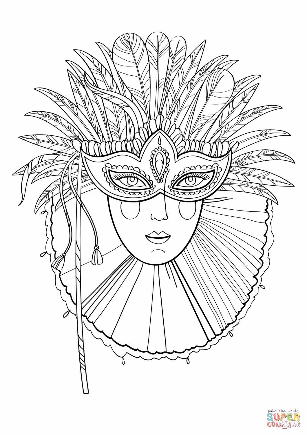 Top places to find free mardi gras coloring pages