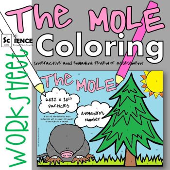 Mole calculations worksheet color by number with chemistry mole conversions mole conversion color worksheets chemistry