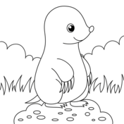 Moles coloring pages free coloring pages