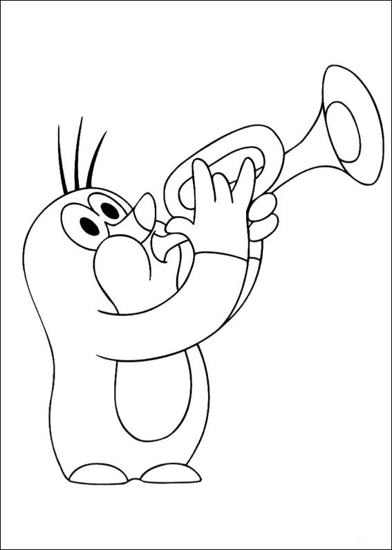 Free printable coloring pages krtek the little mole