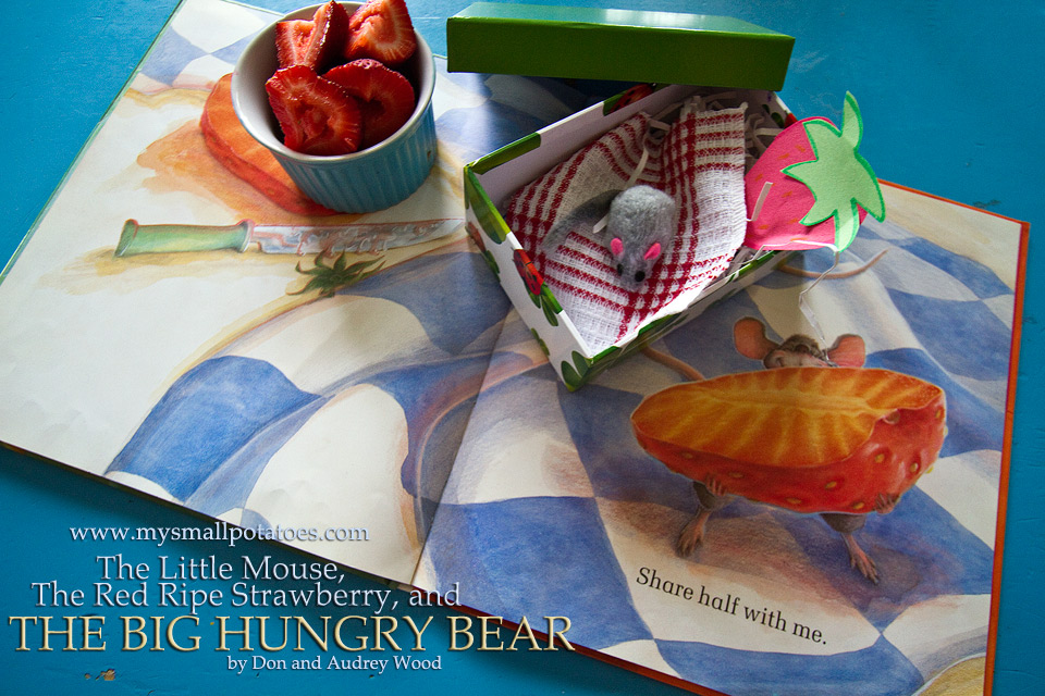 The little mouse the red ripe strawberry and the big hungry bearâa virtual book club blog hop small potatoes