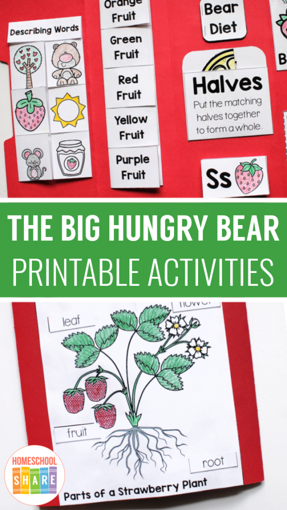 The little mouse the red ripe strawberry and the big hungry bear printables