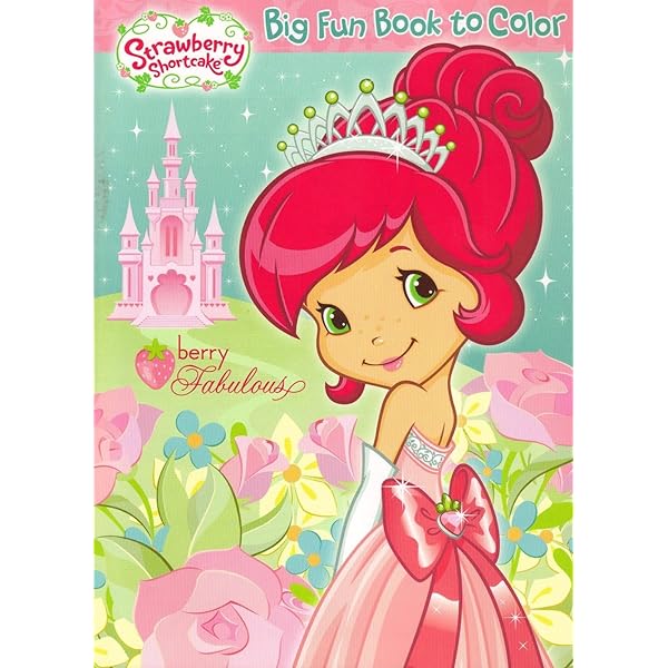 Strawberry shortcake pages of coloring fun strawberry shortcake colors may vary dalmatian press books