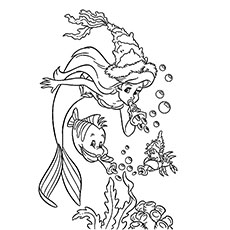 Top free printable little mermaid coloring pages online