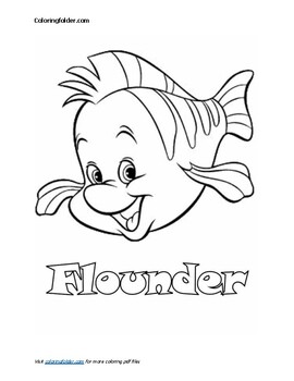 Little mermaid coloring pages pdf by the coloring cove tpt