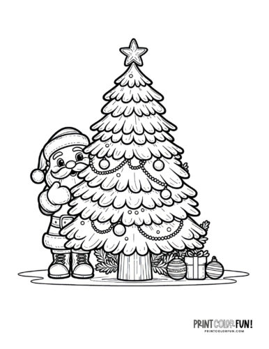 Cute santa claus coloring pages for craft learning fun plus twas the night before christmas at