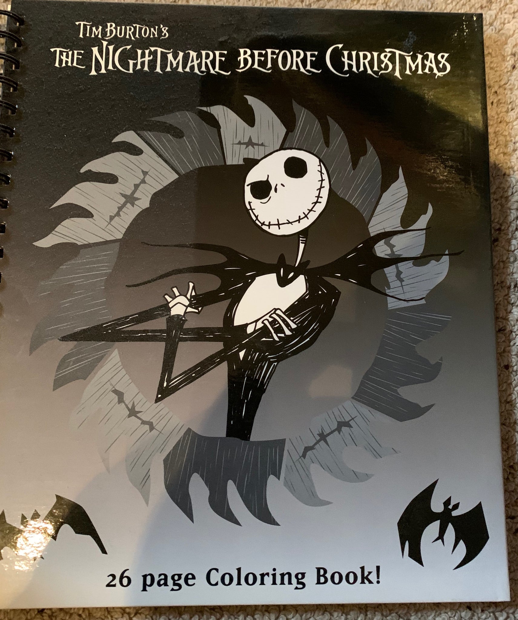 Nightmare before christmas coloring book â past present future ardmore