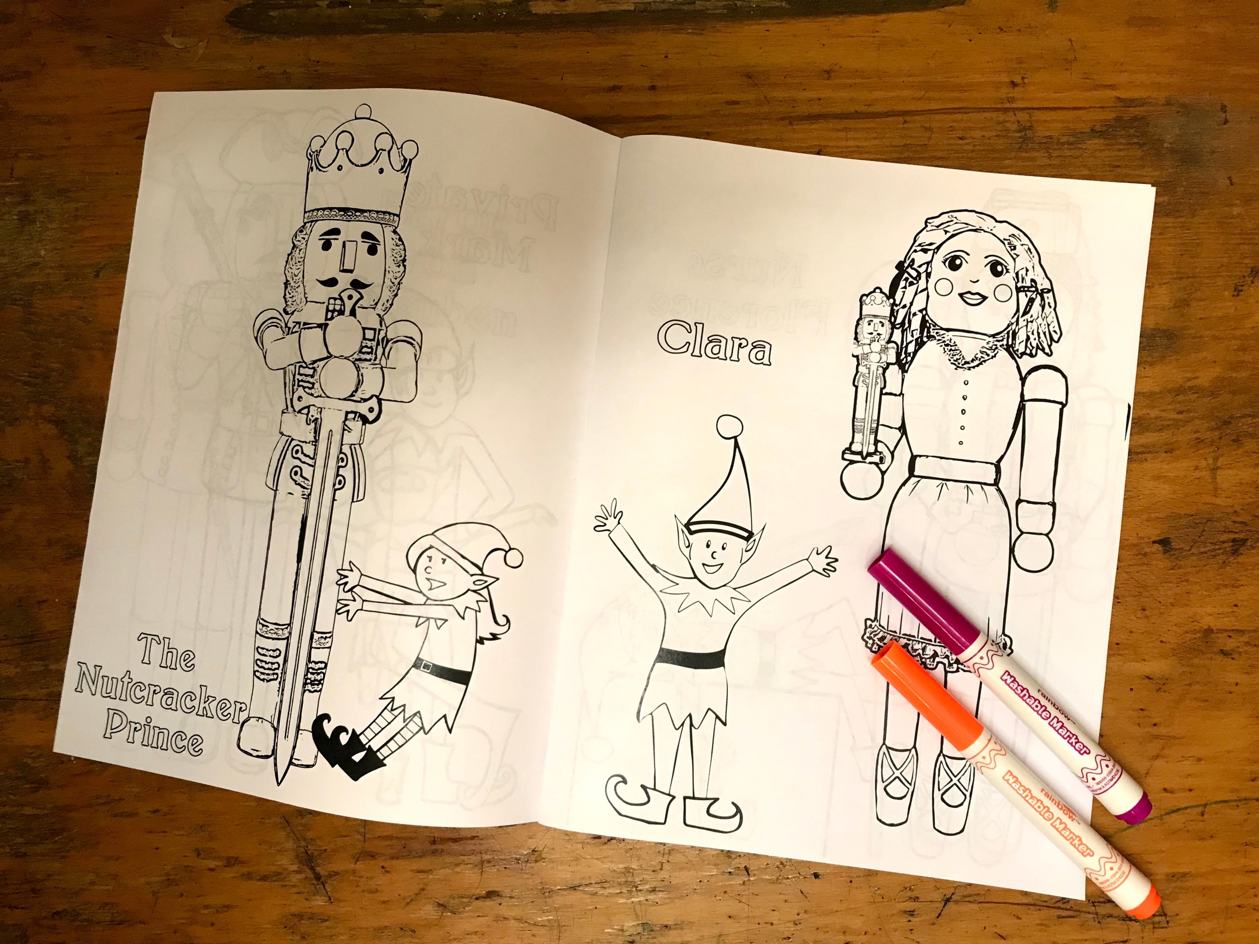 Nutcracker coloring book