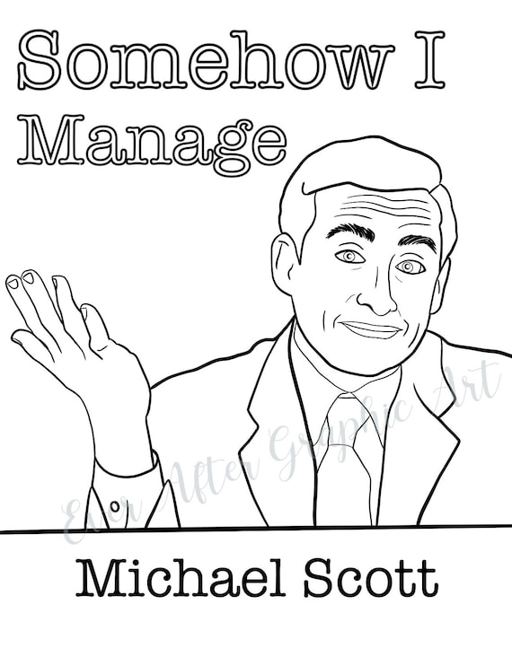 The office coloring pages