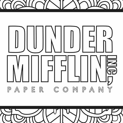 The office themed coloring pages