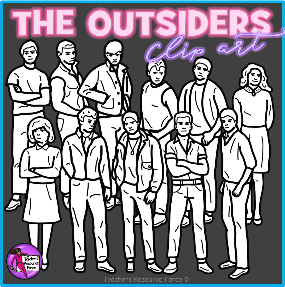 The outsiders clip art