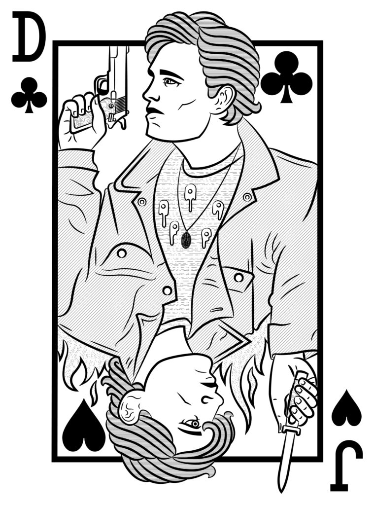 Dally johnny playing card