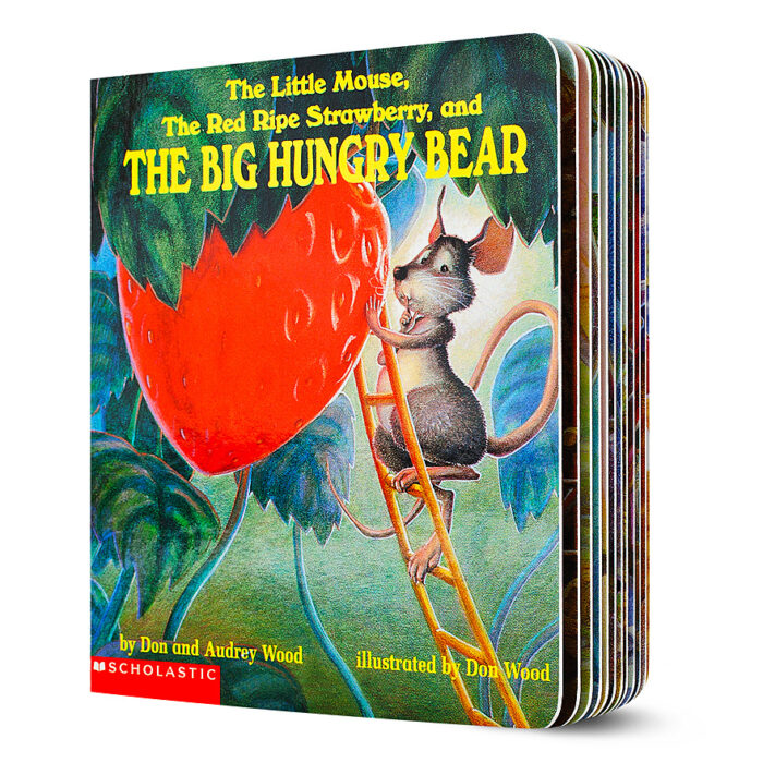 The little mouse the red ripe strawberry and the big hungry bear by don wood the teacher store